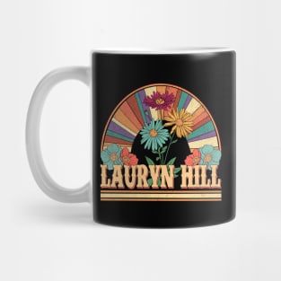 Lauryn Flowers Name Hill Personalized Gifts Retro Style Mug